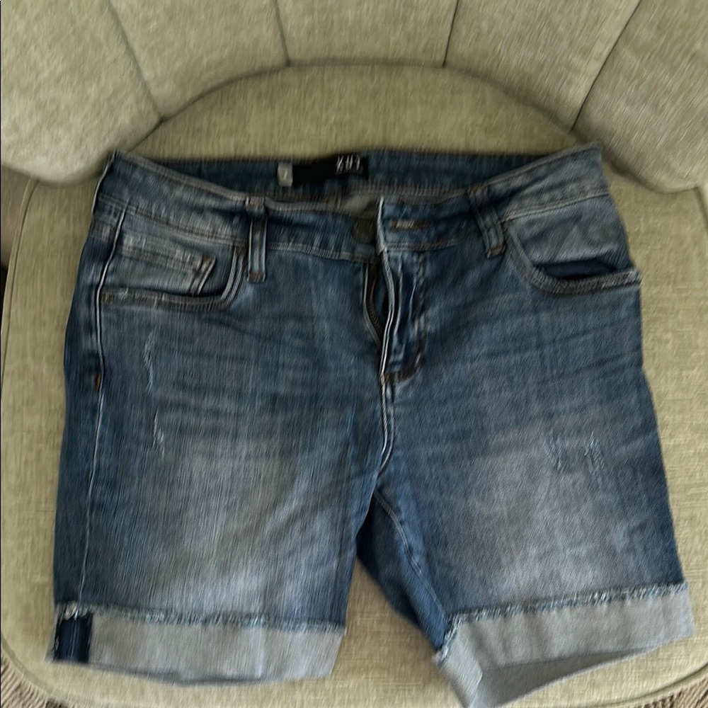Kut from the Kloth Women's Classic Blue Jean Shorts